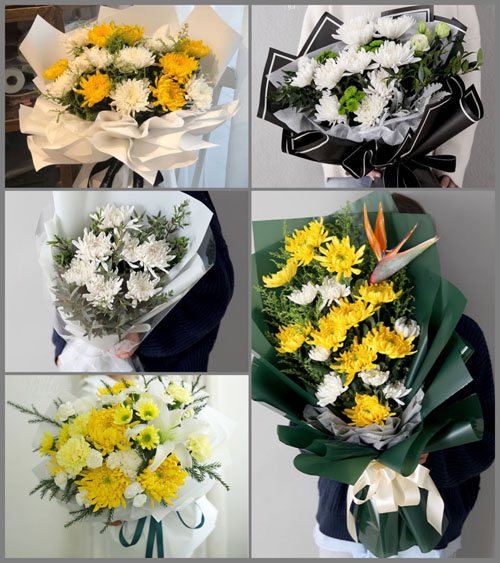 浙江省衢州龙游县东华街道张王村白事花束代送